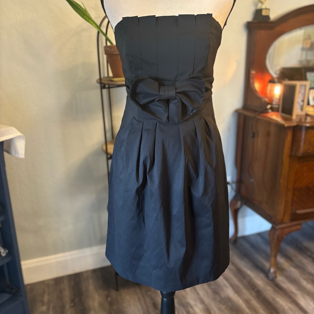 90s Pleated Bow Dress